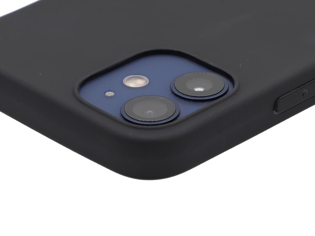 TPU Gumový kryt na iPhone 12 Mini - Černý - 5